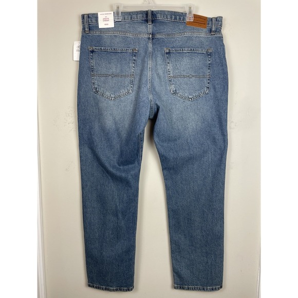 NEW Lucky Brand 410 Athletic Straight Jeans Men's 40x30(31"L) Advanced Stretch - Picture 3 of 7